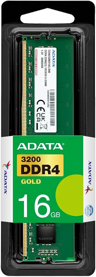 Adata Premier DDR4 3200MHz 16GB UDIMM 288PINS Desktop PC Memory RAM - SINDO (AD4U320016G22 -SGN)