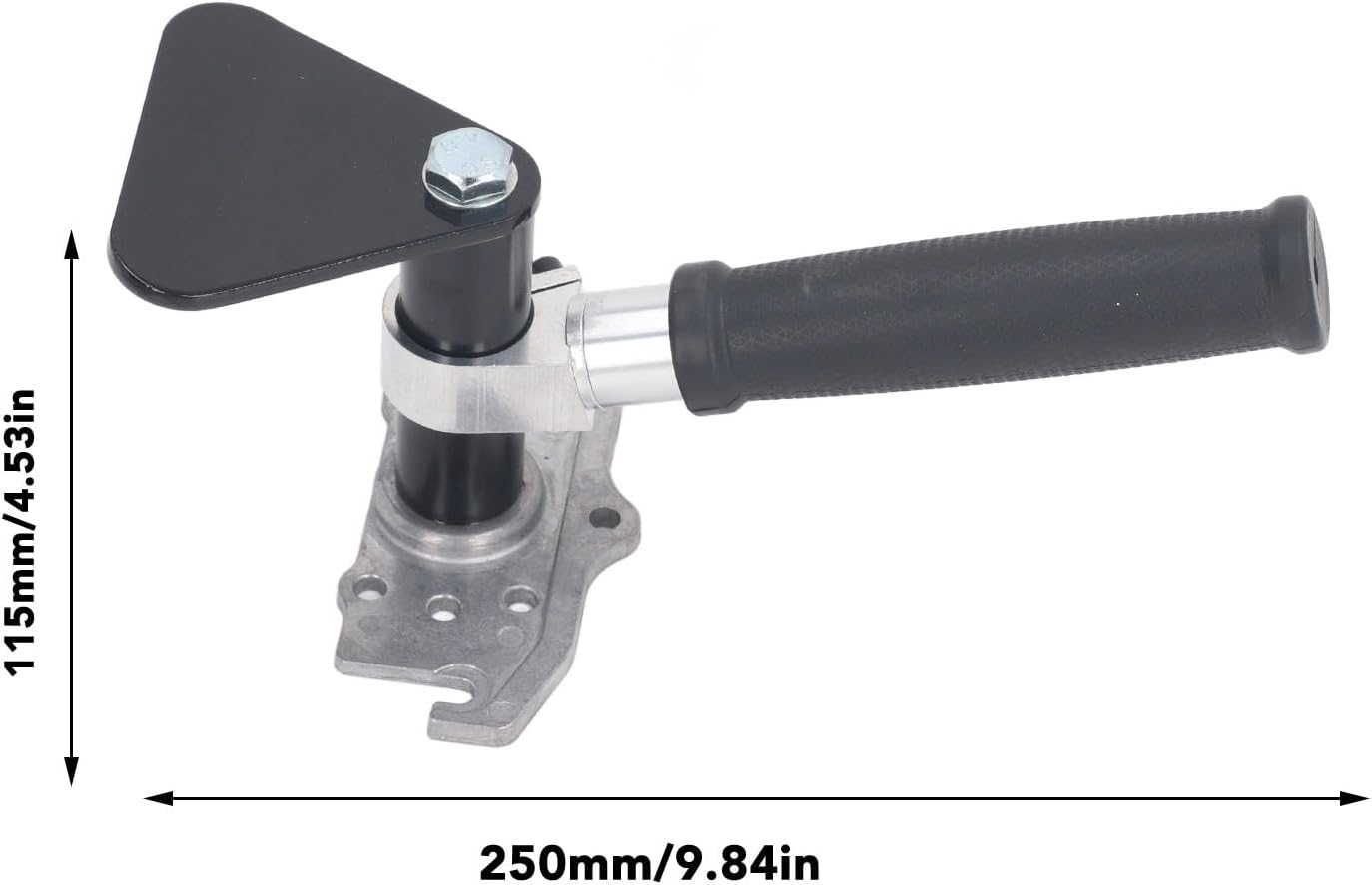 Flat Finisher Box Handle, Adjustable Flat Box Extension Handle Aluminium Alloy Drywall Flat Finisher Box Handle Wallboard Finishing Box Handle for Plasterboard Wallboard Sheetrock