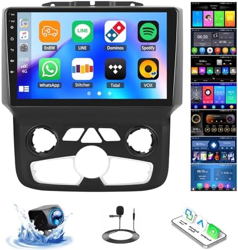 AUTORADIO CAR TABLET Android 13 Per Fiat Tipo Stereo Carplay Android Auto Wirele EUR 199,00