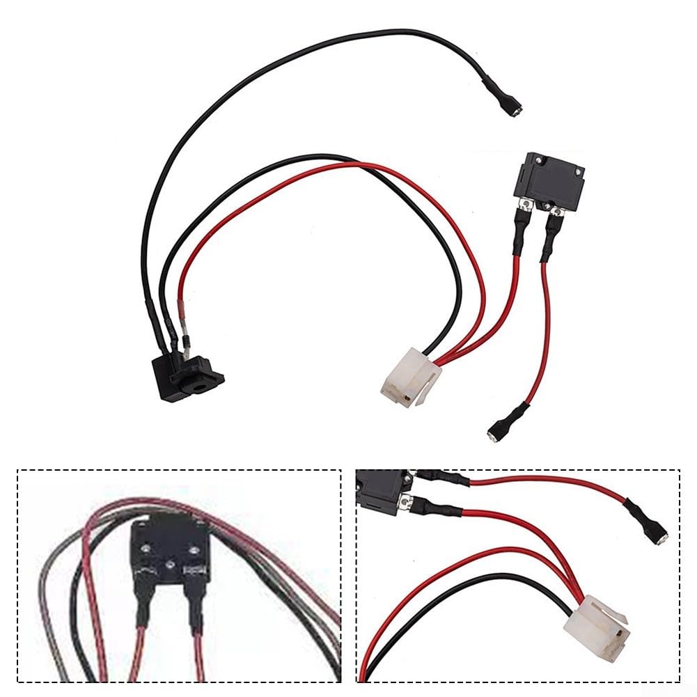 Interfaz de cargador de coche eléctrico para niños, caja fuerte y enchufe para modelos de 6 V, 12 V, 24 V (A)