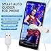 jojofuny Auto Screen Clicker for Phone: USB Mobile Phone Screen Clicker for Live Streaming - Automatic Finger Clicking Applicator for Gaming, Shopping