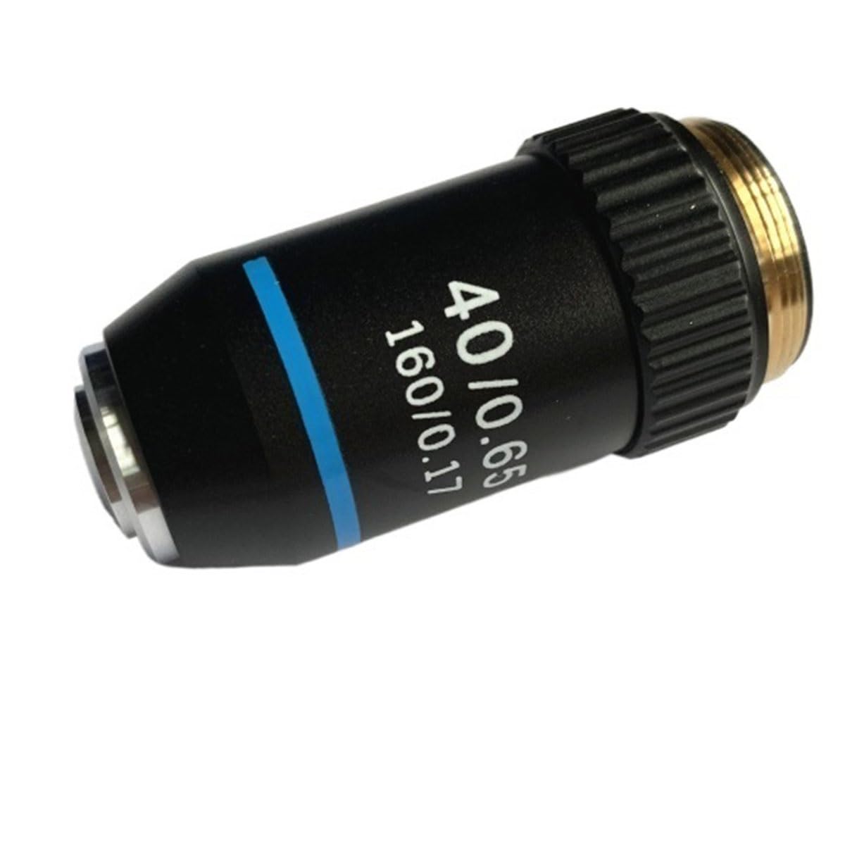 Ricambi per Microscopi da Laboratorio Lente for microscopi biologici a guscio nero 4X 10X 20X 40X 60X 100X (olio)