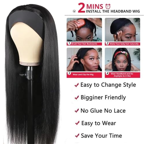 Pelucas de diadema sin pegamento para un cambio de look rápido y seguro 4