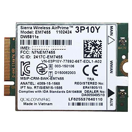 Sierra EM7455 Qualcomm 4G WWAN Card Module