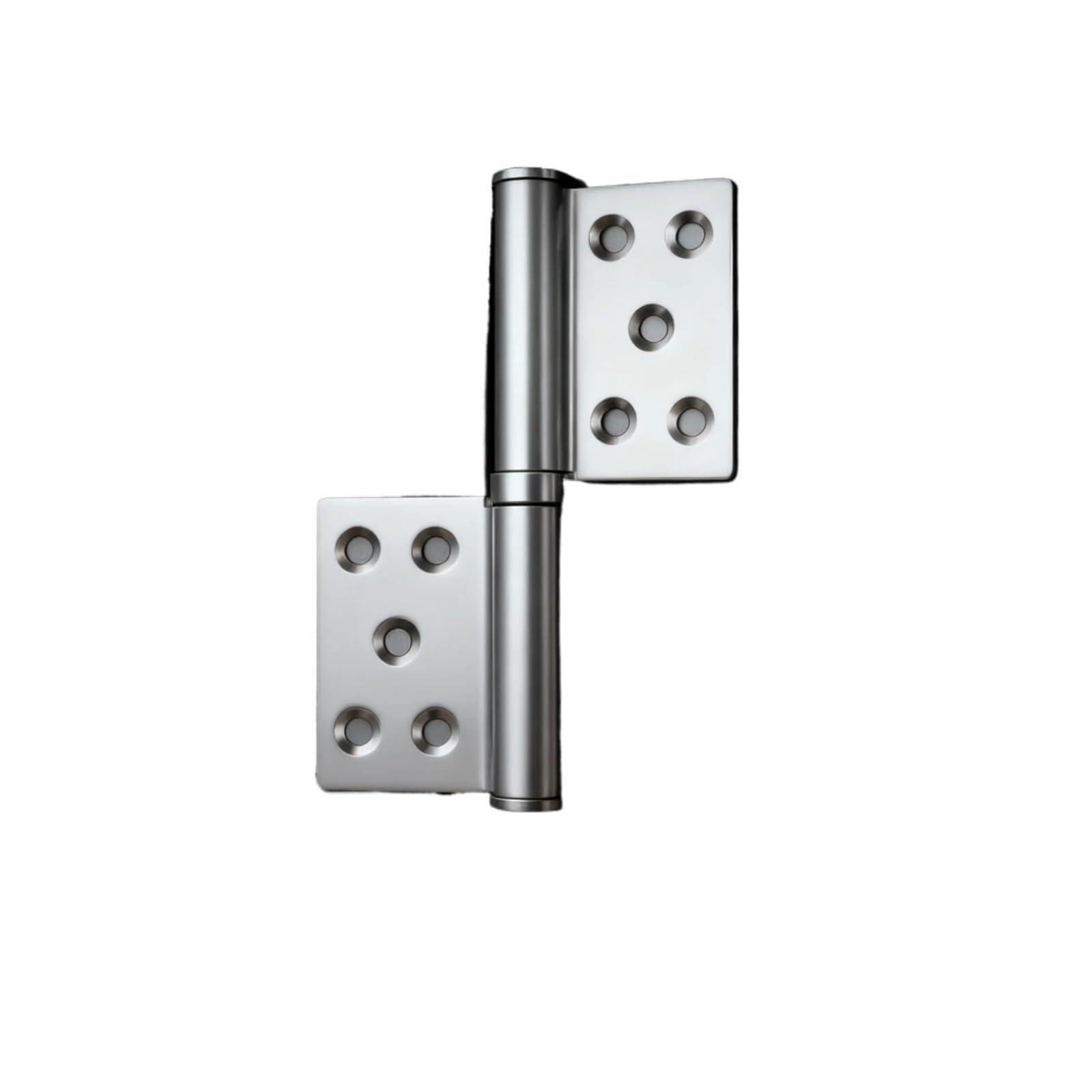 Yatingzhang Silvery 4Inch Lift Off Hinges 6Pcs Door Hinges Detachable Flag Hinge Furniture Locks Barn Offset Gate Attachment(Silvery 4Inch)
