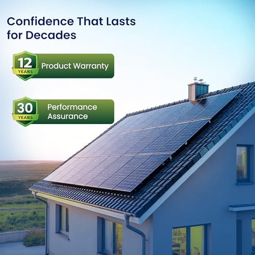 Image of Avaada 620Wp Bifacial NType Solar Panel | TOPCon Solar Technology 23.30% Efficiency | Glass-to-Glass 132 Cell /Non-DCR Panel | Low LID High Output Bifacial Solar Panel | 30 Year Warranty, Pack of 2
