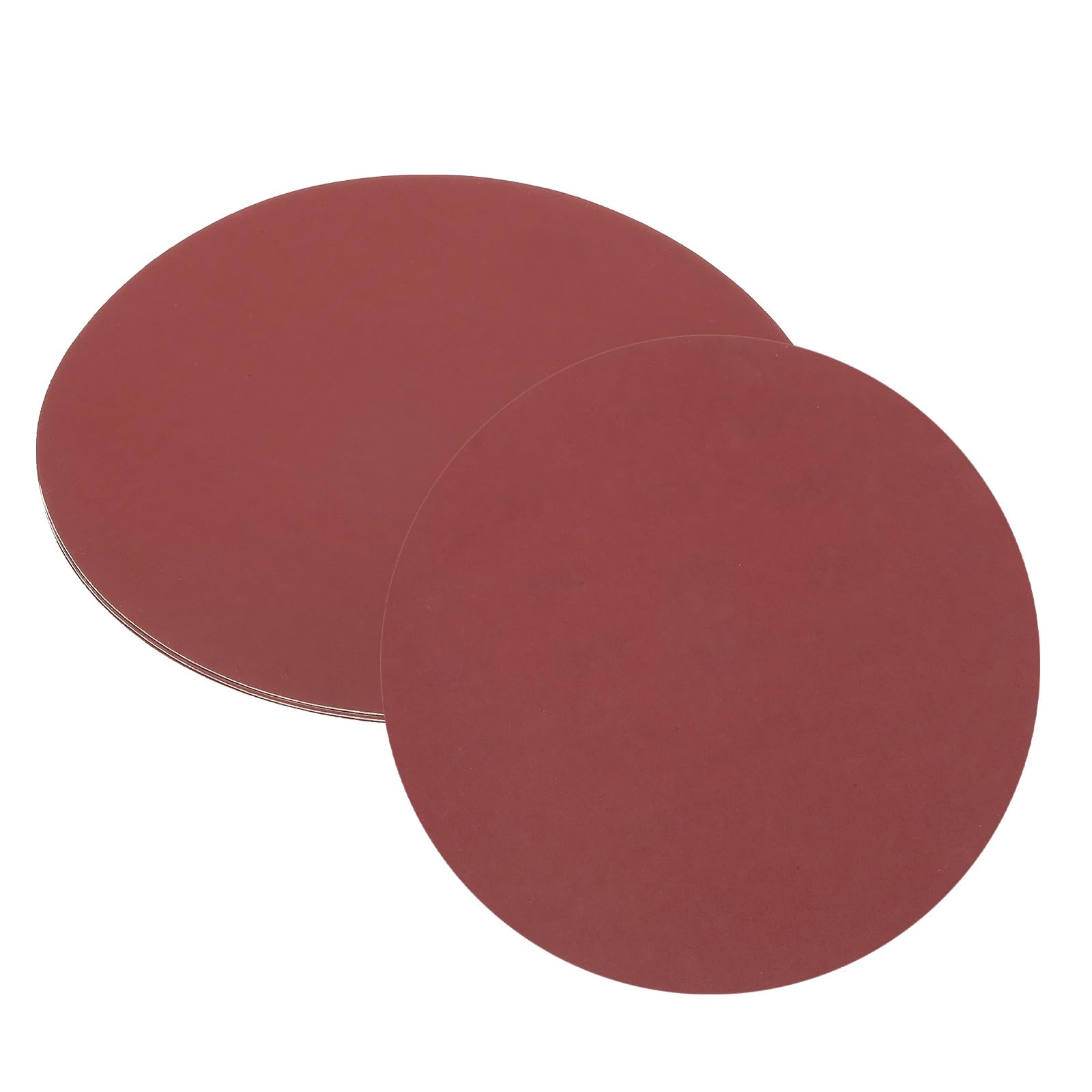 sourcing map 5pcs 250mm Sanding Discs, 800 Grits Aluminum Oxide Hook and Loop Stick Back Sandpapers, No-Hole Round Wet/Dry Sander Papers, Sand Auto Car Paint, Wood, Metal