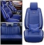 rasiarpio Car Seat Covers Full Set with PU Leather, Automotive Vehicle Cushion Cover Compatible with Dodge Charger Intrepid 2000-2023，Airbag Compatible.