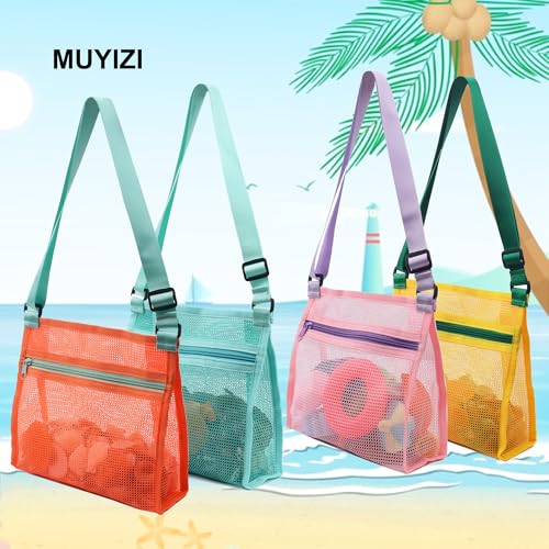 MUYIZI 4-Pack Shell Collecting Bags
