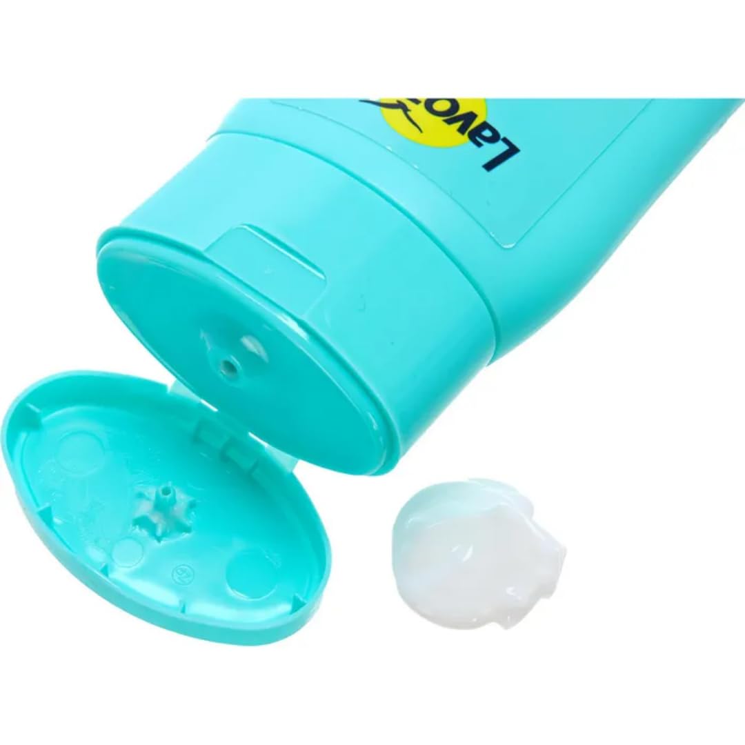 LAVVOZON After-Sun Kühlende Apres Lotion, mit Aloe Vera, Panthenol und Allantoin, 200ml, 4 Er