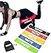 Elete Exercise Resistance Bands | Set of 5 Resistance Loops- Extra Light To Extra Heavy Resistance | 12 Inch Work Out Bands and Instruction Guide | Perfect for Gym, Fitness, Yoga