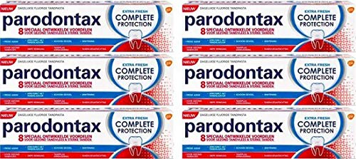 Parodontax Tandpasta Extra Fresh Complete Protection - 6 x 75ml - voordeelverpakking