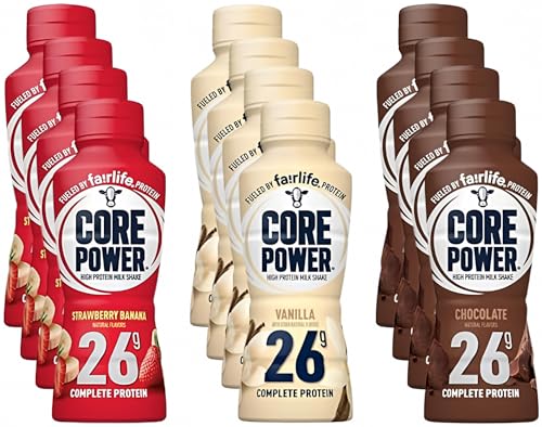 Fairlife Core Power 26g Protein Milk Shakes Variety Pack, Ready
