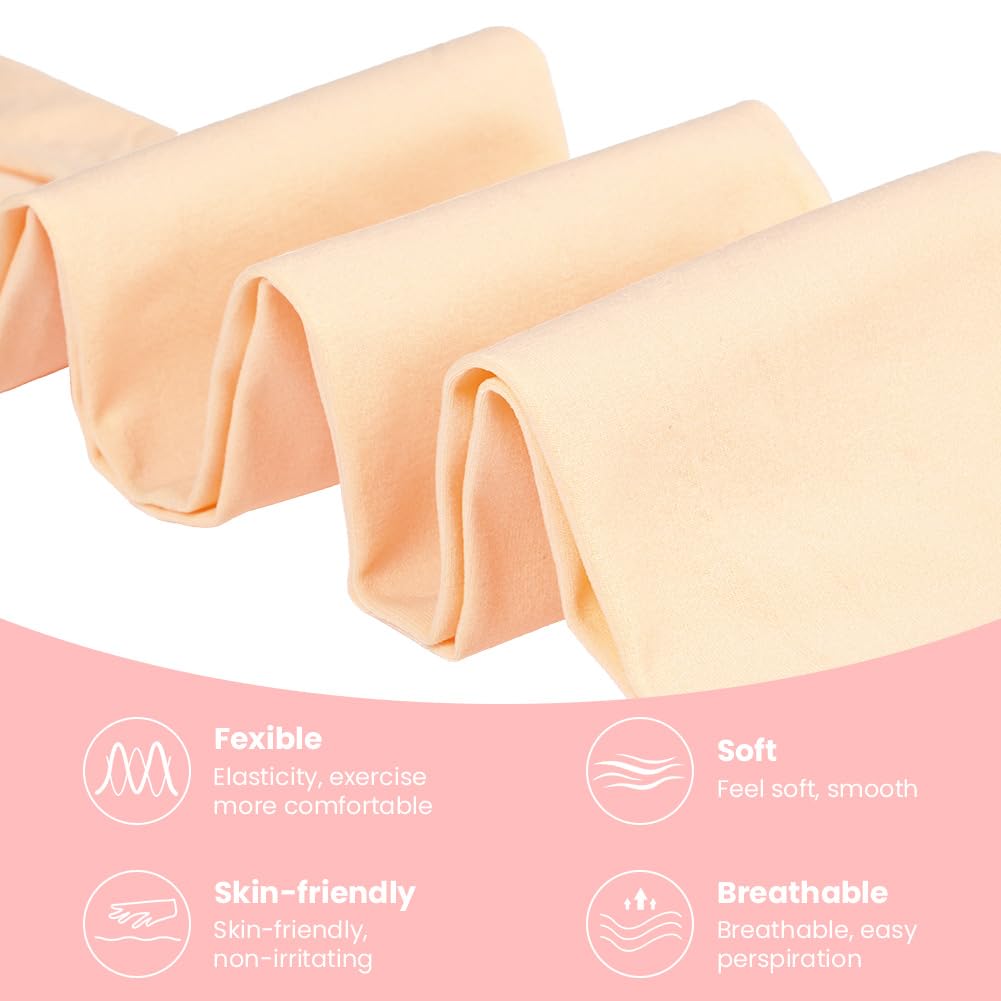Medias de Ballet Convertibles para Niña 90D 3Pcs Rosa Carne