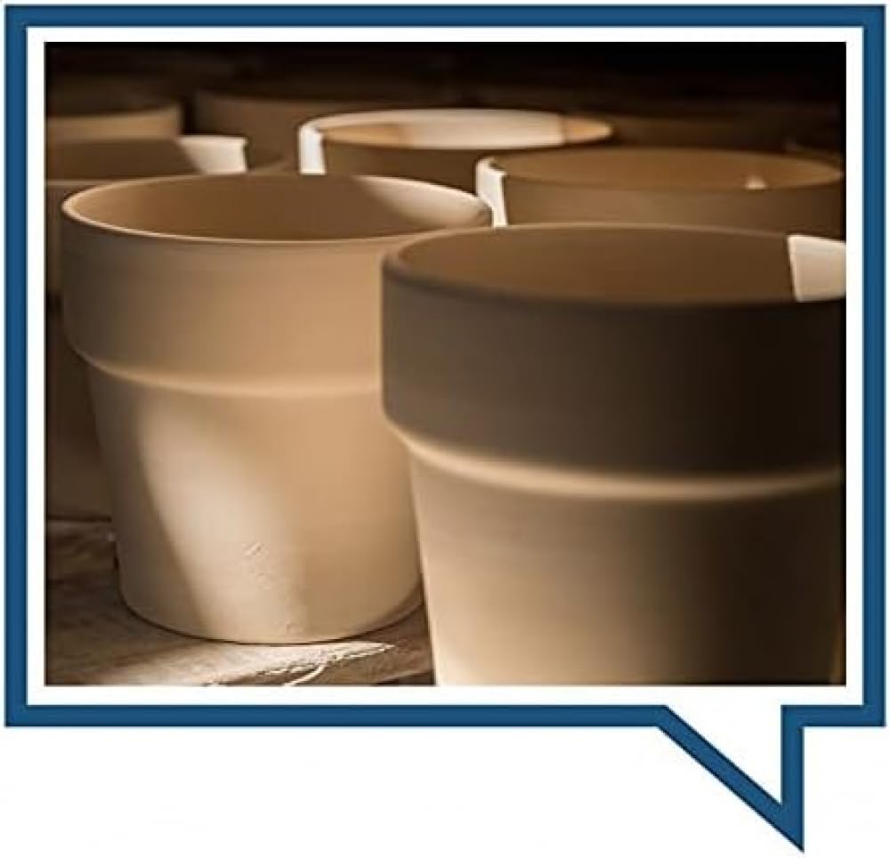 Maceta decorativa de alta temperatura y transpirable, cilíndrica, suculenta, creativa, de cerámica, con base, para interiores y exteriores, grande