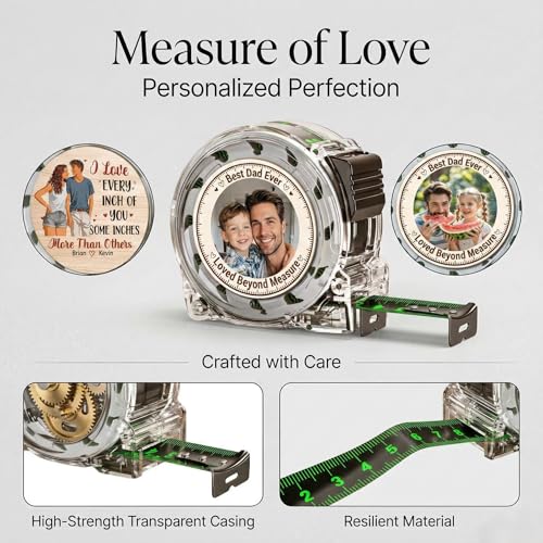 Cinta Métrica Personalizada para Padre 17/25/33FT miniatura 4