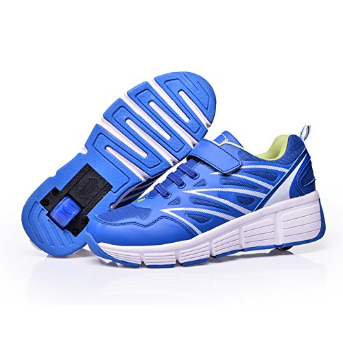 Roller Skate Shoes with Single Wheel Light up Roller Shoes Gift for Girls Boys Children