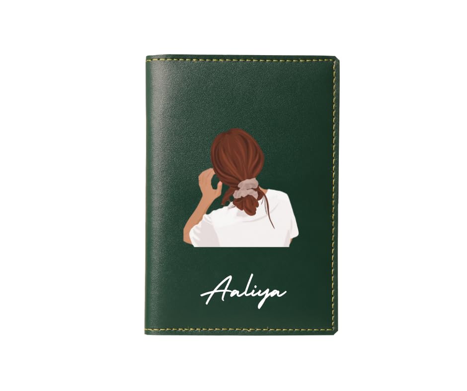 Image of Personalized Printed Passport Cover with Custom Name Design | Printed, Classy & Stylish | Customized Travel Accessories with Name | Travel Gifts
