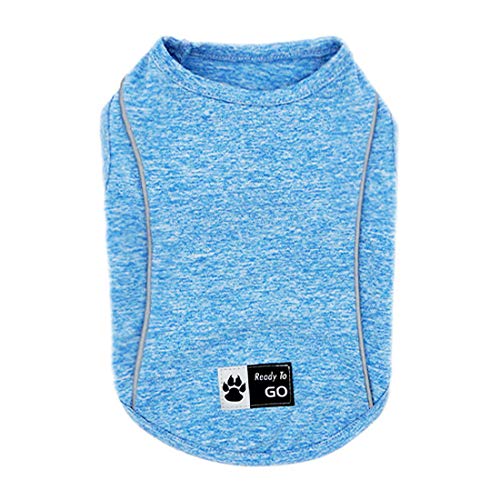 kyeese Dog Shirt for Small Dogs Quick Dry Soft Breathable Dog T-Shirt Athletic Tank Top Sleeveless Vest