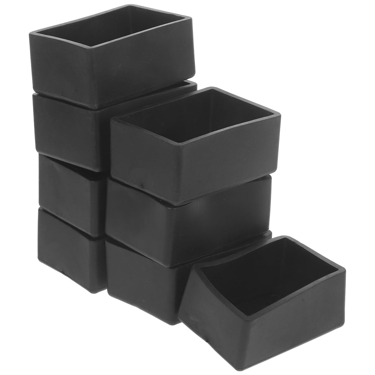 Veemoon Rectangular Rubber Chair Leg Caps 40 X 60MM