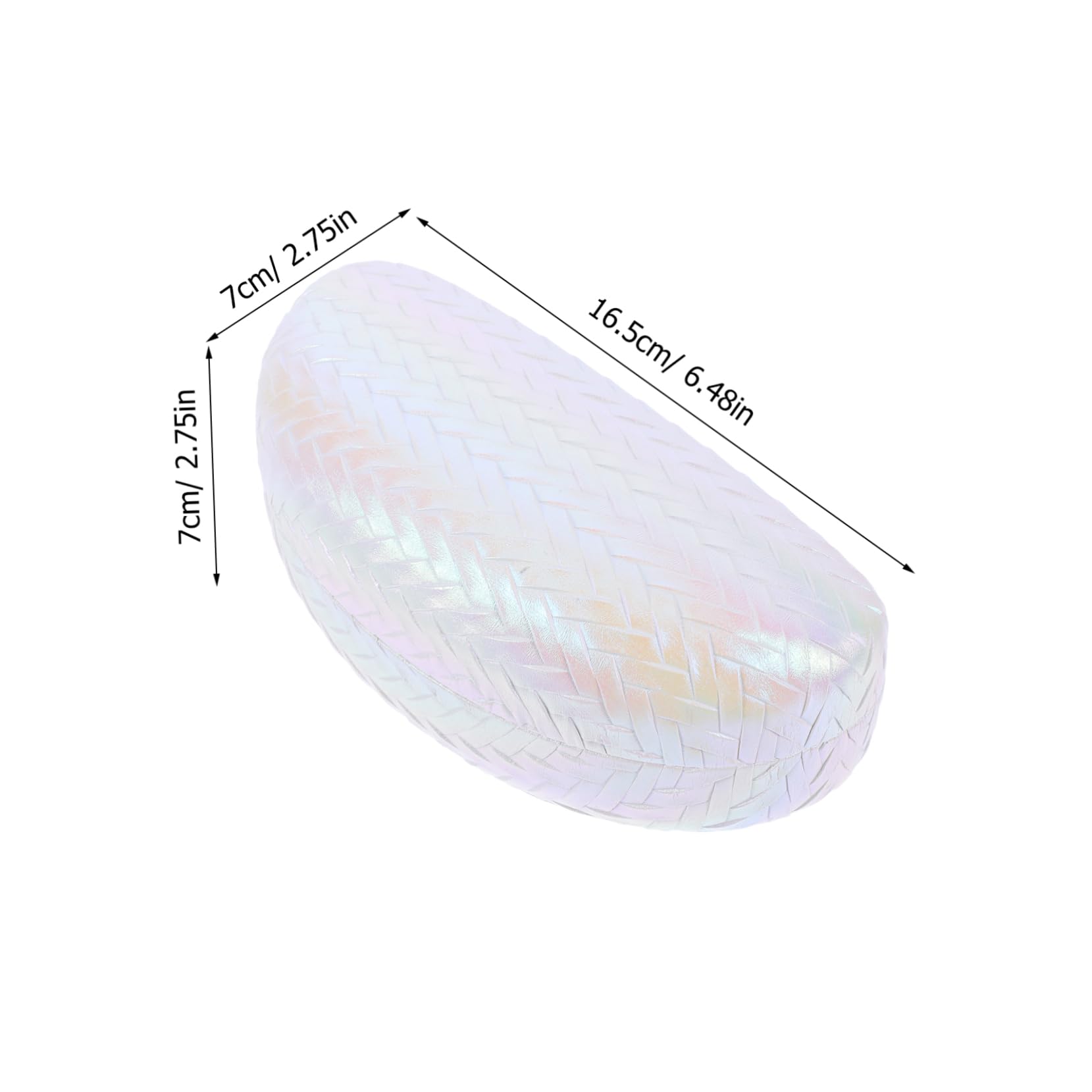 WOFASHPURET Stylish Hard Shell Sunglasses Case Large Capacity Eyewear Holder for Home Office Travel Protective Metal Frame Storage Box