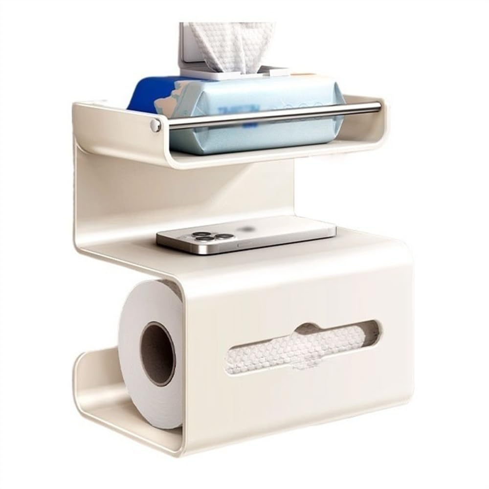Étagère de douche en acier carbone avec rangement de salle de bain et étagères flottantes 3 niveaux