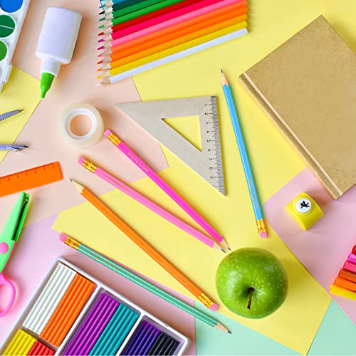 Set de 30 lápices grafito Chinco coloridos con borrador miniatura 4