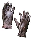 Bob Allen Leather Insulated Gloves (Brown, Medium)