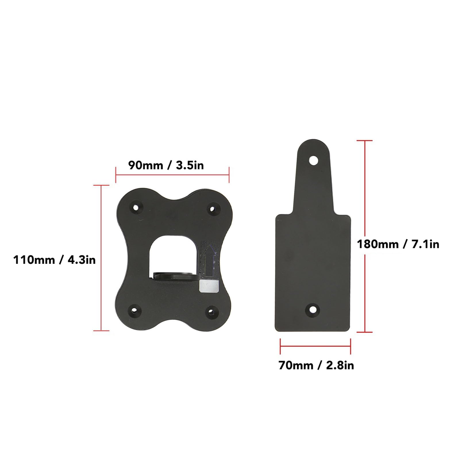 Staffa da Parete per Altoparlante Regolabile in Metallo con Angolo di Rotazione, Compatibile con Altoparlanti HiFi Wireless LSX II, Staffa di Supporto Stabile per Montaggio a