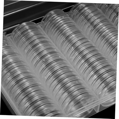 Caja expositora para monedas transparente con almohadillas protectoras 3