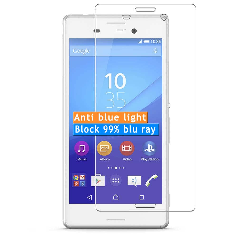 Vaxson 4-Pack Anti Blue Light Screen Protector, compatible with Sony Xperia M4 Aqua Dual E2363, TPU Guard Film Protectors Sticker [NOT Tempered Glass] New