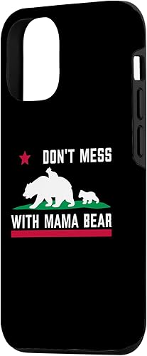 Miniatura 2 de Funda para iPhone 1212 Pro California Mama Bear Flag Don't Mess With My Cubs