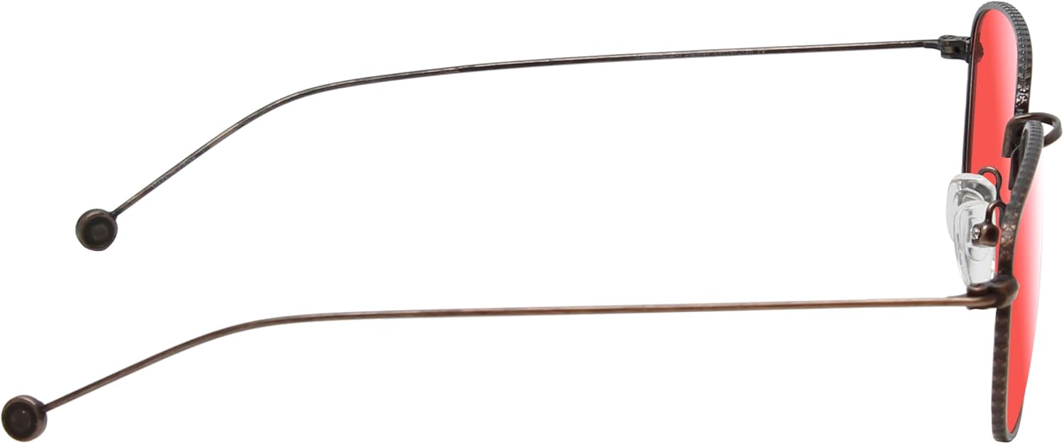 Calabria Kennedy Rectangular Pink Tint FL-41 Reading Glasses Women Blue Light Sensitivity Migraine Glasses FL41 Readers - Image 3