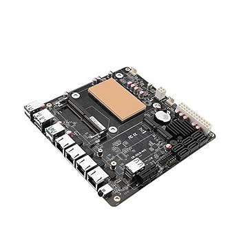 Intel N100搭載　NAS用マザーボード BKHD NAS N100 DDR5 マザーボード 6 * SATA3.0 2.5 グラム Nics