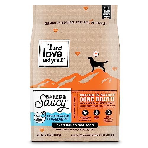 I AND LOVE AND YOU Baked and Saucy Dry Dog Food -...