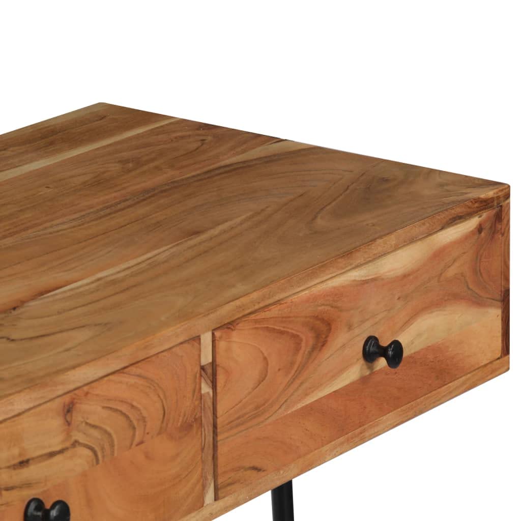 Portariviste,Porta souvenir,Parete decorativa,Design rustico,Salvaspazio per camera da letto, soggiorno, ufficio e cucina,Scrivania a Parete 90x40x170 cm in Legno Massello di Acacia