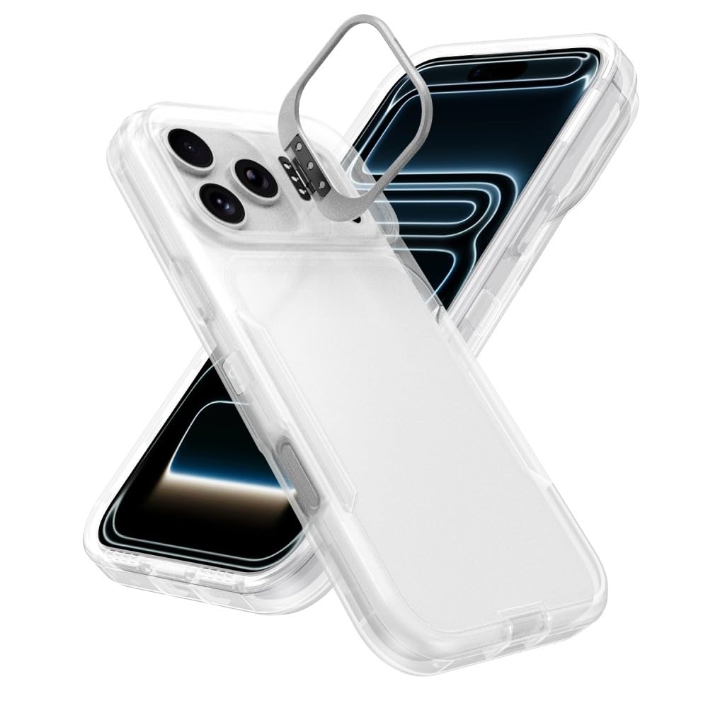 Funda genérica compatible con iPhone 15 Plus (color: transparente) a prueba de golpes para lente de cubierta dura de silicona