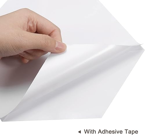 Miniatura 4 de uxcell Adhesivo de pared autoadhesivo para despegar y pegar, 10 unidades, 9 x 8 pulgadas, para decoración del hogar, cocina, baño, color marrón