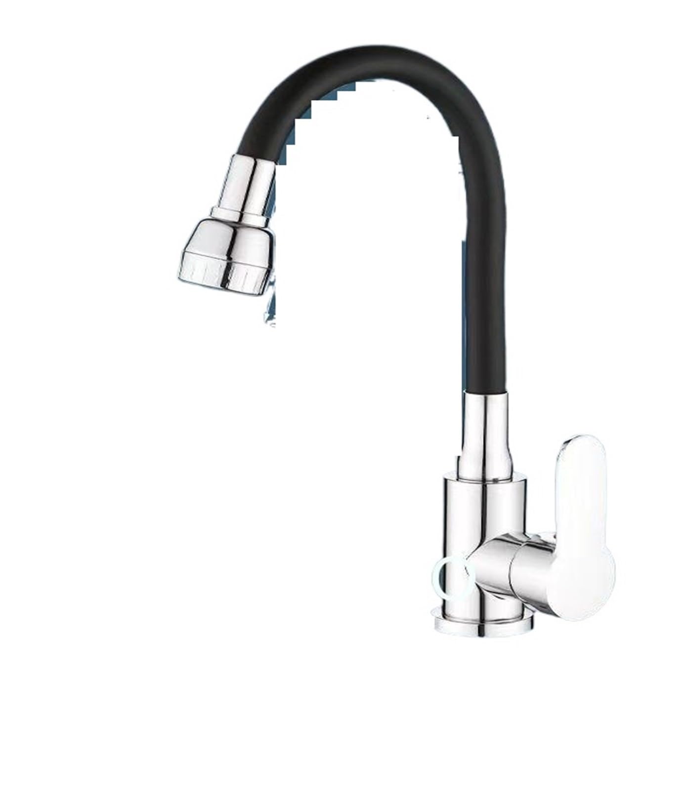 Gqnblvhzupdm A Kitchen Faucets, Kitchen Faucet Stainless Steel Flexible Spout Sink, Hot Cold Water Mixer Tap 360 Degree Rotate Crane(A)