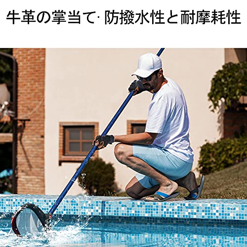 Vgo メカニックグローブ 皮手袋 作業用 かわてぶくろ作業 作