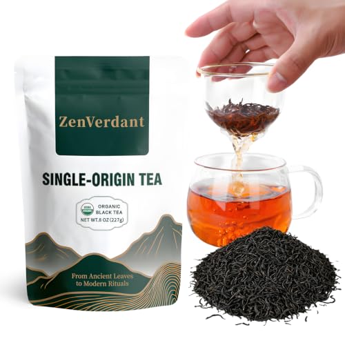 ZenVerdant Premium Organic Lapsang Souchong Black Tea, 8oz