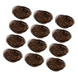 Frcolor 12個 仿真鳥巣 ガーデン装飾 写真小道具用 自然な質感とリアルな色合い コールドディッシュ飾り 多目的オーナメント