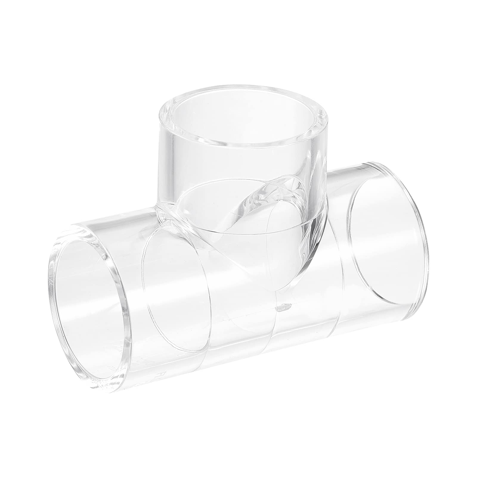 Buy sourcing 1Pcs Clear Acrylic Pipe Elbow, 32mm/1.26" 3 Way Elbow T