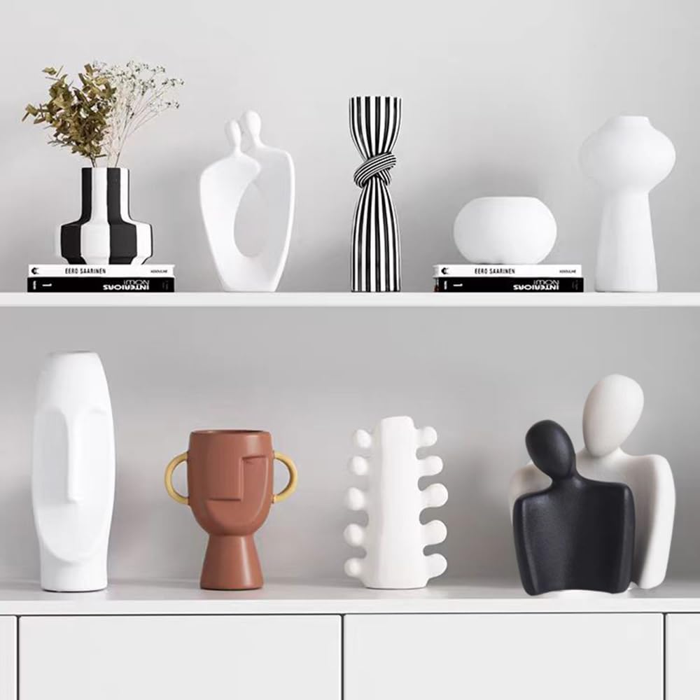 Statua Mano Con Segno Love - Scultura Moderna In Resina Bianca Per Decorazione - Foto 11