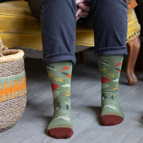 Darn Tough (Style 6054) Everyday Socks for Women, Farmer's Market Crew Lightweight Merino Wool Socks2
