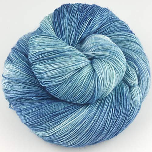 Manos Del Uruguay Marina N7338 Denim, 100g, Hand Dyed Lace Yarn - Image 2