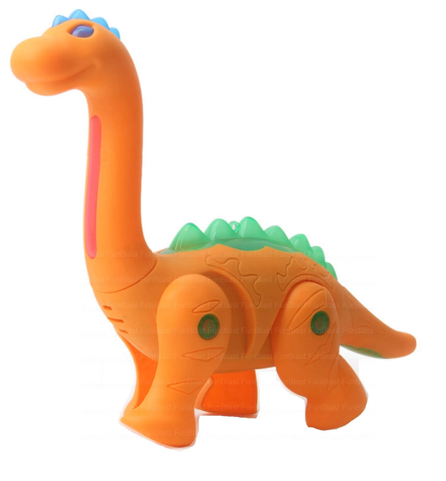 FunBlast Walking Dinosaur Toy with Flashing Lights & Sound, Walking/Moving Dinosaur Toys for Kids, Dinosaur Toy, Musical Toys for Kids, Boys, Best Birthday Return Gifts for Kids (Yellow)