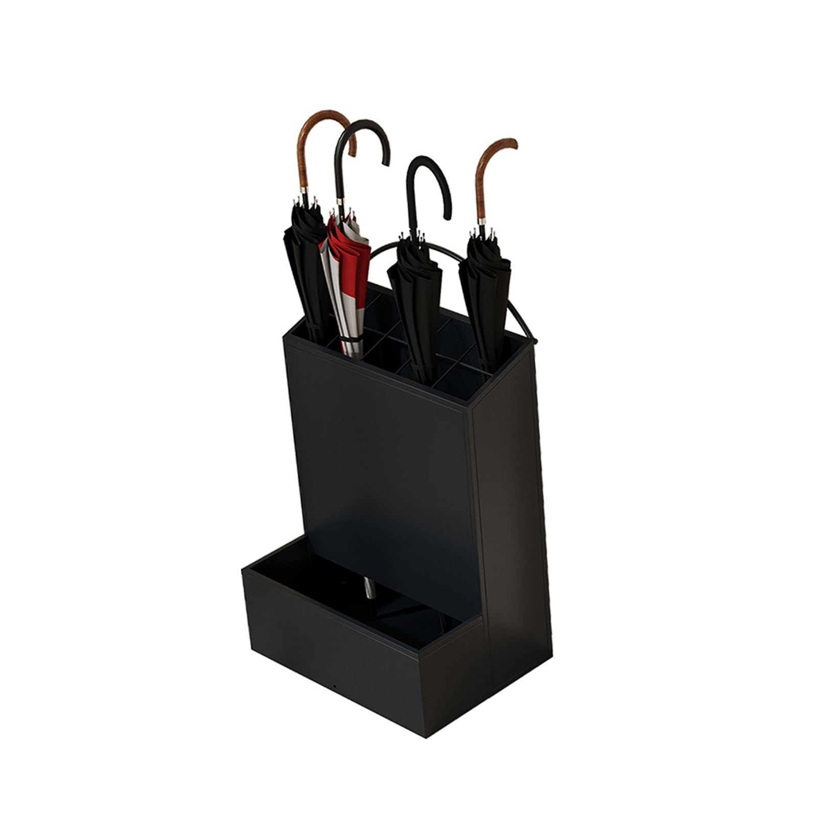 Support de rangement pour parapluie autonome anti-goutte à poignée pliable