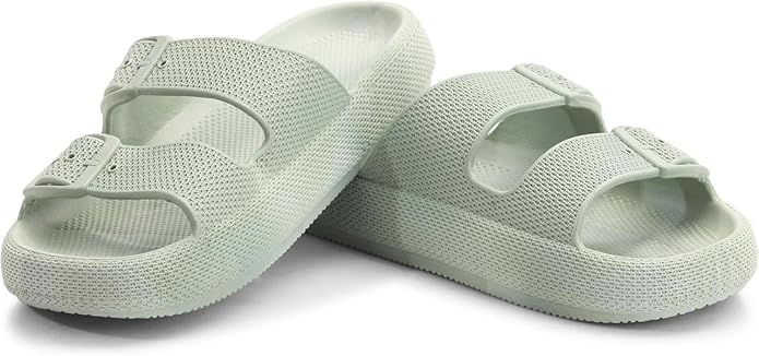 See full amazon price history chart for TopiBaaz Slipper for Women Flip Flop Double Buckle Pillow Sliders EVA Flat Sandals for Girls Soft Open Toe Non Slip Platform Bedroom Slippers (AGreen,6uk) TopiBaaz Slipper for Women Flip Flop Double Buckle Pillow Sliders EVA Flat Sandals for Girls Soft Open Toe Non Slip Platform Bedroom Slippers (AGreen,6uk) (B0DC6K68SQ) Amazon Price History, Amazon Price Tracker