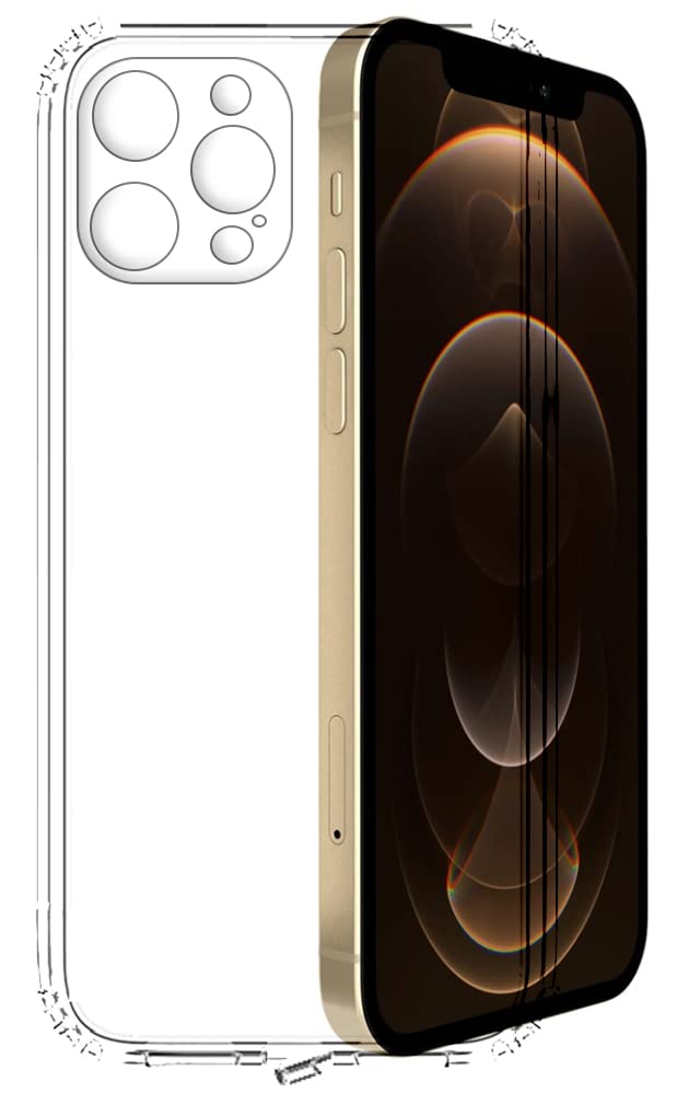 Tough Lee Back Cover for Apple iPhone 12 Pro Max (Thermoplastic Polyurethane_Transparent) (B08NT9B8Q9) Amazon Price History, Amazon Price Tracker